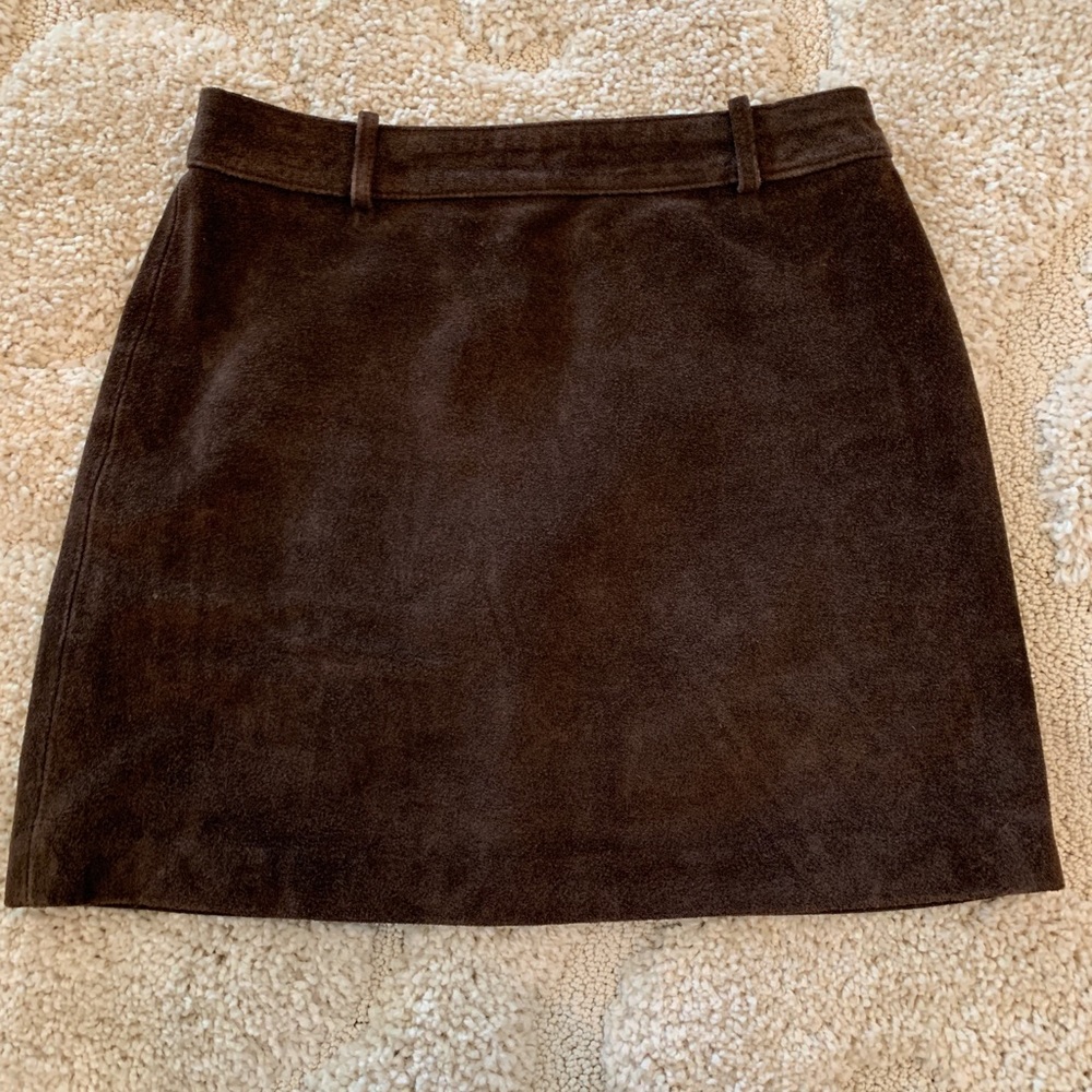 Genuine 90s Suede Skirt